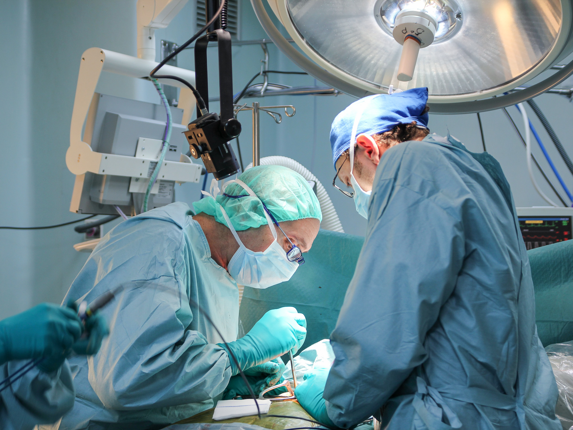 Medical Polecam im Operationssaal